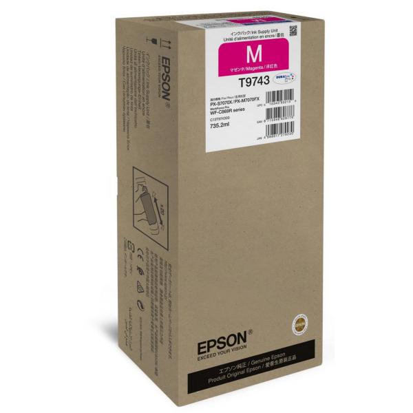Epson C13T97430N cartuccia d'inchiostro 1 pz Originale Magenta (Epson T9743 - St?rrelse XXL - magenta)Epson8715946728889C13T97430N