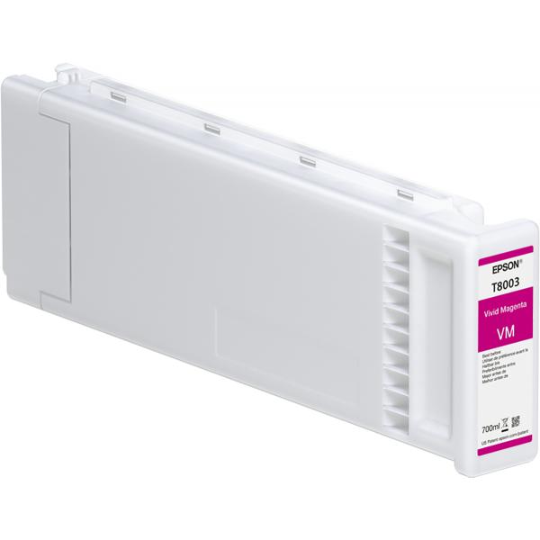 Epson T80030N UltraChrome PRO cartuccia d'inchiostro 1 pz Originale Magenta vivido (T8003 VIVID MAGENTA INK CART - 700ML)Epson8715946728483C13T80030N