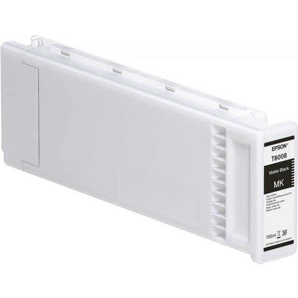 Epson Singlepack Matte Black T80080N UltraChrome PRO 700ml (T8008 MATTE BLACK INK CART - 700ML)Epson8715946728506C13T80080N