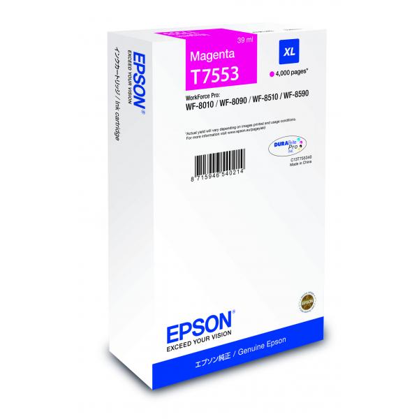 Epson WF-8xxx Series Ink Cartridge XL Magenta (EPSON WF 8000 SERIES MAGENTA INK CARTRIDGE XL 5000 PAGES L)Epson8715946726892C13T75534N