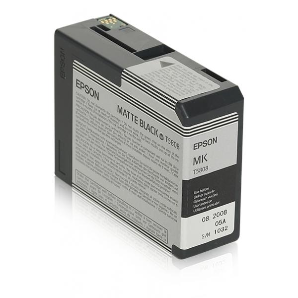 Epson Singlepack Matte Black T58080N (EPSON T58080N MATT BLACK INK MATT BLACK)EpsonC13T58080N