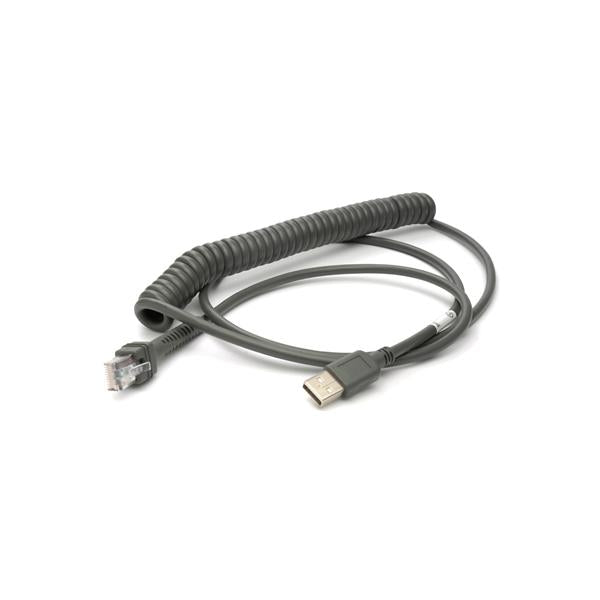 Datalogic CAB-524 lettero codici a barre e accessori (CAB-524 CABLE USB TYPE A - POT COILED 2.4M)DatalogicCAB-524