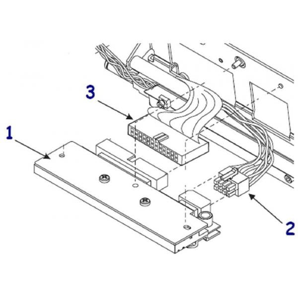 Zebra 170 Printhead 170XiIIIPlus 203 dpi testina stampante (ZEBRA PRINTHEAD 160S/PAX - .)ZebraG38000M