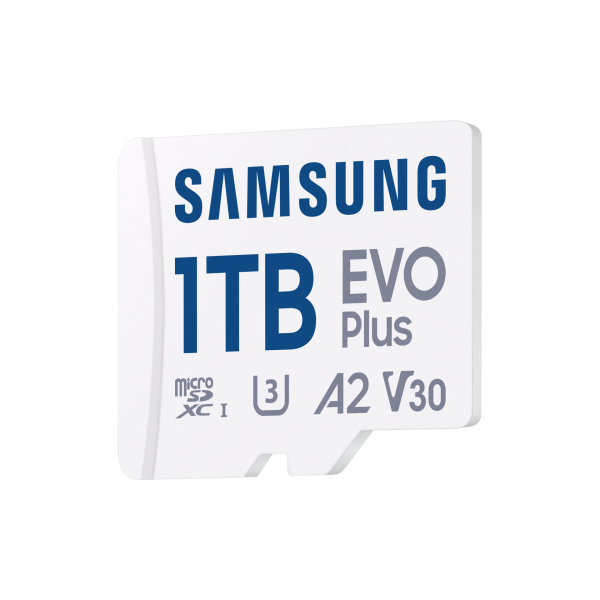 Samsung MB-MC1T0S 1 TB MicroSDXC UHS-I (CARD 1TB Samsung Evo Plus microsdxc UHS-I U3 inkl. SD Adapter)SamsungMB-MC1T0SA/EU