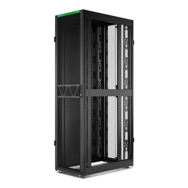APC AR3107B2 rack 48U Rack indipendenti Nero (APC NetShelter SX Gen 2 - Rack cabinet - 2258 H x 600 W x 1070 D mm, con laterali - A pavimento - nero - 48U - 19 - Compatibile TAA - per P/N: SMT1000RM1U, SMT750RM1U, SRTL10KRM4UT, SRTL5KRM2UI-HW, SRTL5K...