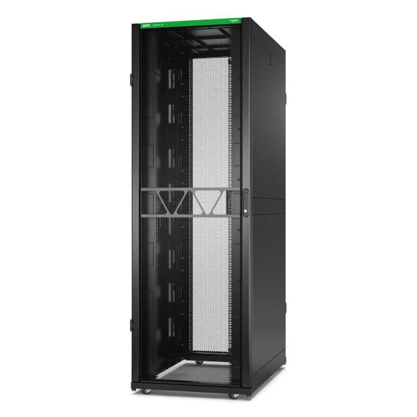 APC AR3357B2 rack 48U Rack indipendenti Nero (APC NetShelter SX Gen 2 - Rack cabinet - 2258 H x 750 W x 1200 D mm, con laterali - A pavimento - nero - 48U - 19 - Compatibile TAA - per P/N: SMT1000RM1U, SMT750RM1U, SRTL10KRM4UT, SRTL5KRM2UI-HW, SRTL5K...