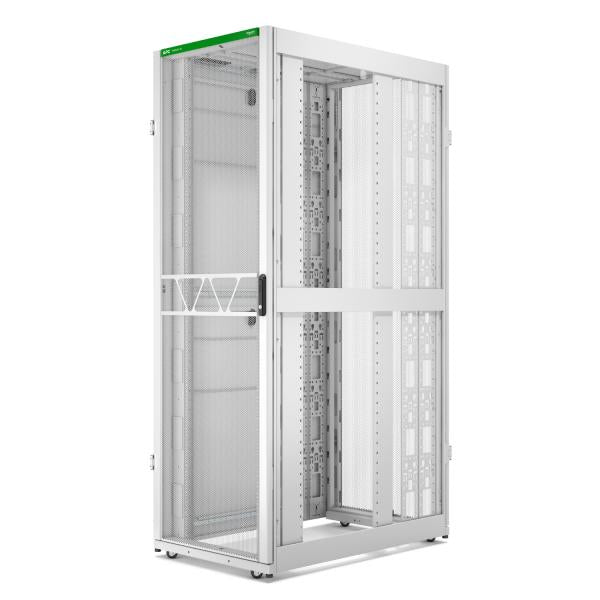 APC AR3357W2 rack 48U Rack indipendenti Nero (APC NetShelter SX Gen 2 - Rack cabinet - 2258H x 750W x 1200D mm, with Sides - floor-standing - white - 48U - 19 - TAA Compliant - for P/N: SMT1000RM1U, SMT750RM1U, SRTL10KRM4UT, SRTL5KRM2UI-HW, SRTL5KRM2...