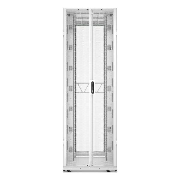 APC AR3357W2 rack 48U Rack indipendenti Nero (APC NetShelter SX Gen 2 - Rack cabinet - 2258H x 750W x 1200D mm, with Sides - floor-standing - white - 48U - 19 - TAA Compliant - for P/N: SMT1000RM1U, SMT750RM1U, SRTL10KRM4UT, SRTL5KRM2UI-HW, SRTL5KRM2...