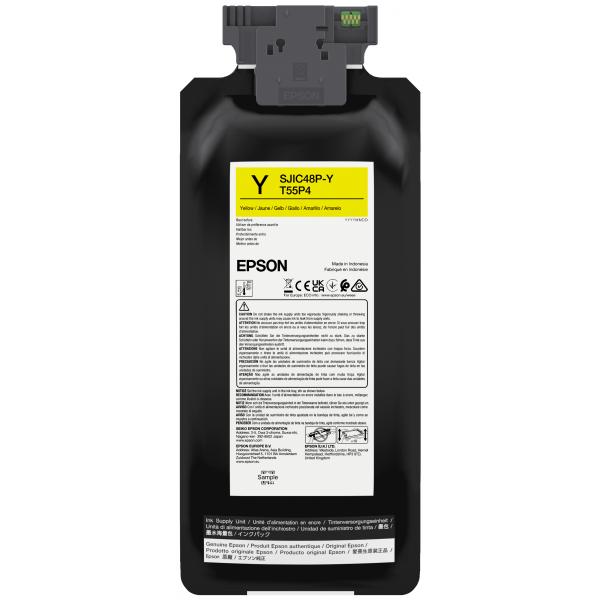 Epson SJIC48P-Y cartuccia d'inchiostro 1 pz Originale Resa standard Giallo (SJIC48P-Y INK CARTRIDGE CW - C8000E YELLOW)Epson8715946728612C13T55P440