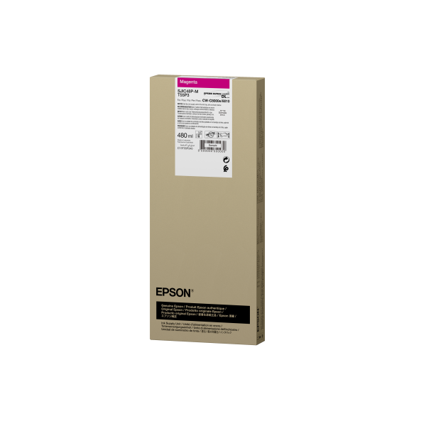 Epson SJIC48P-M cartuccia d'inchiostro 1 pz Originale Resa standard Magenta (SJIC48P-M INK CARTRIDGE FOR CW - C8000E MAGENTA)Epson8715946728605C13T55P340