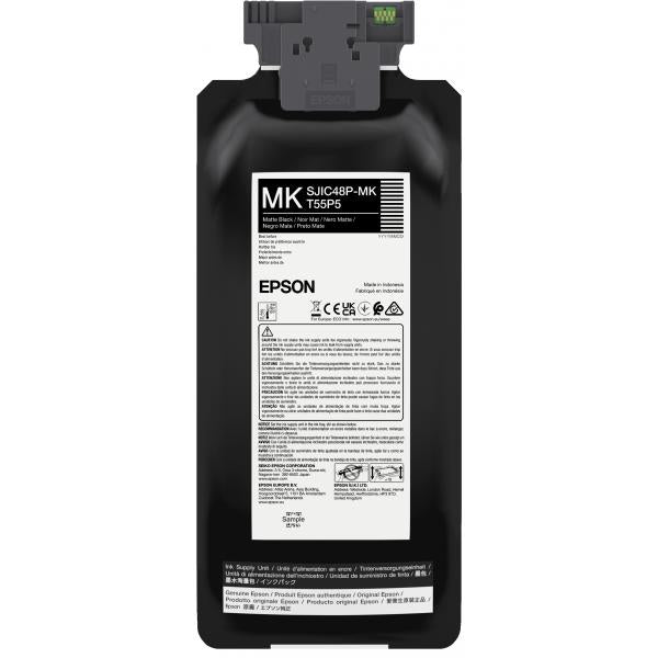 Epson SJIC48P-MK cartuccia d'inchiostro 1 pz Originale Resa standard Nero (SJIC48P-MK INK CARTRIDGE FOR CW - C8000E MATT BLACK)Epson8715946728629C13T55P540