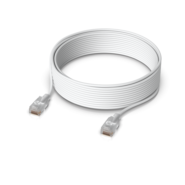 Ubiquiti UACC-Cable-Patch-EL-12M-W cavo di rete Translucent, Bianco Cat6 (Nano-thin patch cable with - 2.5 GbE support designed to - show Etherlighting effects. - Warranty: 24M)Ubiquiti0810084695814UACC-CABLE-PATCH-EL-12M-W