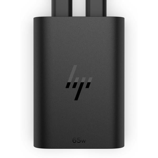 HP Caricabatterie per laptop USB-C GaN da 65 W (65W Gan Usb-C Laptop Charger - Warranty: 12M)Hp600Q8UT#ABB