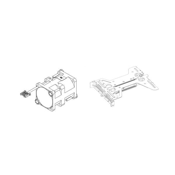 DELL 330-BCVV parte e accessorio del sistema di raffreddamento del computer Kit di montaggio (Dell Configuration 2 - Scheda riser - per PowerEdge R360)Dell5397184963661330-BCVV