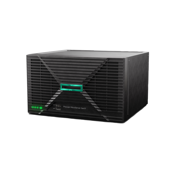 HPE ProLiant MicroServer Gen11 E-2434 4c 32GB-U 4LFF-NHP 2x4TB HDD 180W External PS EMEA Cmp Mod Svr (MICROSVR G11 E-2434 32G N-STOCK - HPE SMART CHOICE)HpeP75207-425