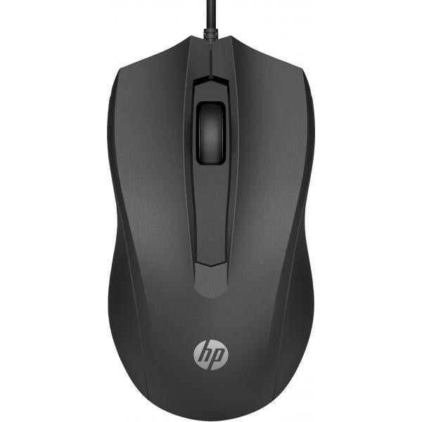 HP Wired Mouse 105 (HP 105 - Mouse - right and left-handed - optical - 3 buttons - wired - USB-A - black - Smart Buy)Hp822M9UT#ABB