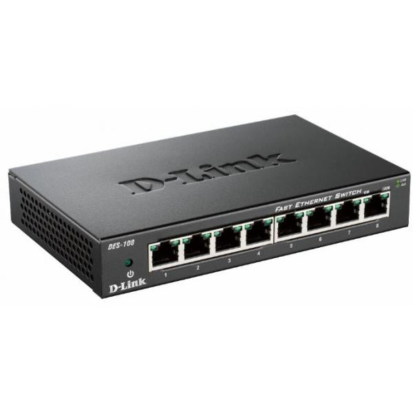D-Link DES-108 Nero (D-Link DES 108 - switch - 8 porte)D-link0790069368202DES-108/E