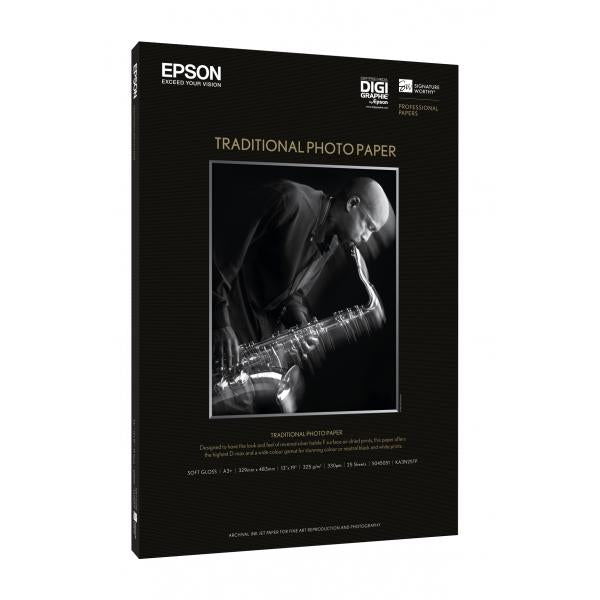 Epson Traditional Photo Paper (TRADITIONAL PHOTO PAPER-A4 25S 330)EpsonC13S045050