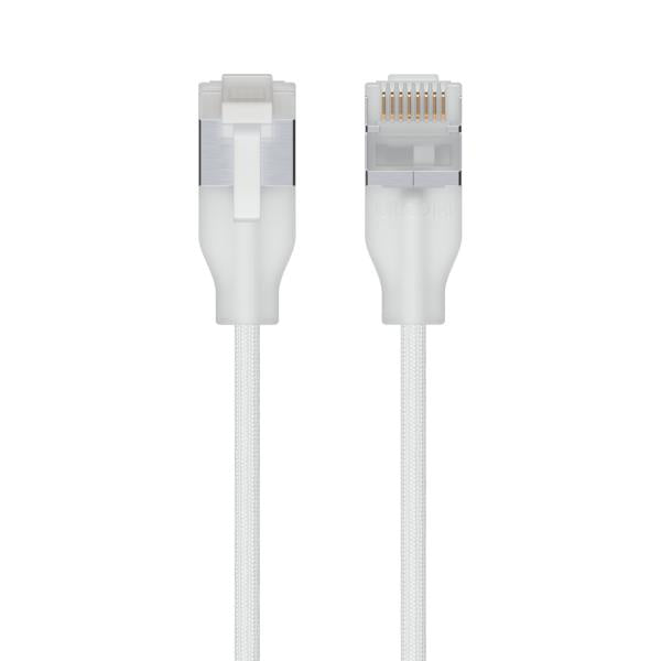 Ubiquiti UACC-Cable-Patch-EL-C6A-12M-W cavo di rete Translucent, Bianco Cat6a (Ultra-thin braided shielded)Ubiquiti0810084697320UACC-Cable-Patch-EL-C6A-12M-W