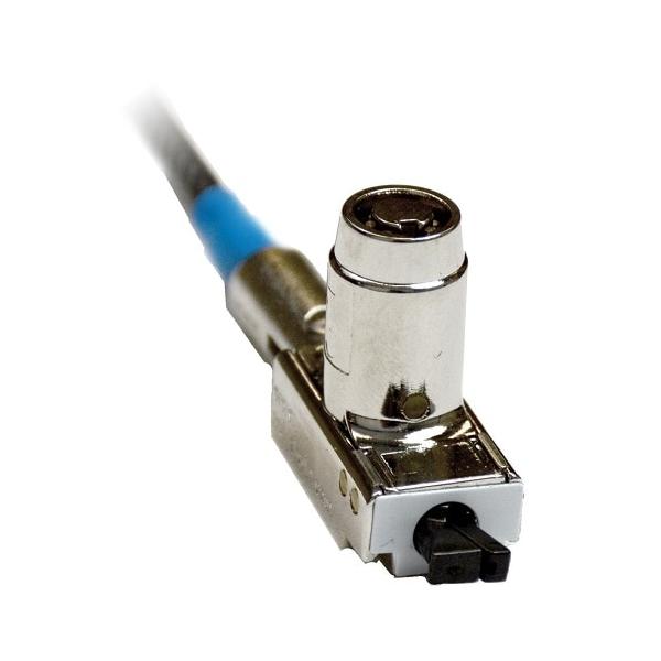 DELL TZ04T cavo di sicurezza Nero, Argento 1,82 m (Noble TZ Wedge Lock - TZ04T, Black,Silver, Laptop, - Key, Noble, Stainless steel, 1.82 m - Warranty: 12M)Dell461-AAEC