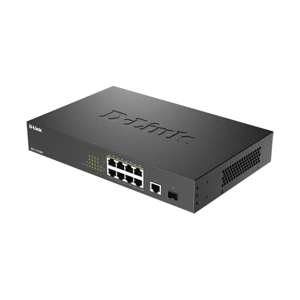 10-Port Gigabit PoE+ - Unmanaged Switch with 1 x SFP - port and 1 x Gigabit Uplink Port - Warranty: 24MD-link0790069474101DGS-1010MP/E_OLD