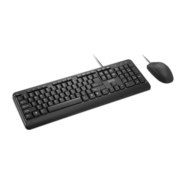 Lenovo 160 tastiera Mouse incluso Casa/ufficio USB Inglese US Nero (160 Keyboard Mouse Included - Home/Office Usb Us English - Black - Warranty: 12M)LenovoGX31L52655