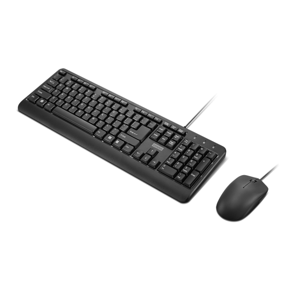 Lenovo 160 tastiera Mouse incluso Casa/ufficio USB Inglese US Nero (160 Keyboard Mouse Included - Home/Office Usb Us English - Black - Warranty: 12M)LenovoGX31L52655