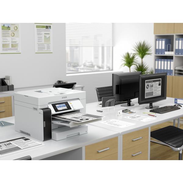 Epson EcoTank Pro ET-M16685 Ad inchiostro A3 4800 x 2400 DPI Wi-Fi (Epson EcoTank Pro ET-M16685 Mono A3 Multifuncion Printer. Up to 25ppmipm. Print/Copy/Scan. Duplex. 2 Trays. One set of replacement inks prints up to 7,500 pages)Epson8715946734811C11...