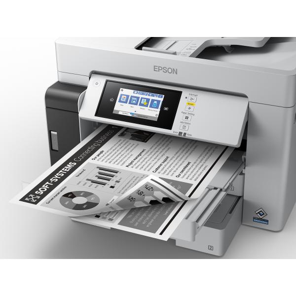 Epson EcoTank Pro ET-M16685 Ad inchiostro A3 4800 x 2400 DPI Wi-Fi (Epson EcoTank Pro ET-M16685 Mono A3 Multifuncion Printer. Up to 25ppmipm. Print/Copy/Scan. Duplex. 2 Trays. One set of replacement inks prints up to 7,500 pages)Epson8715946734811C11...
