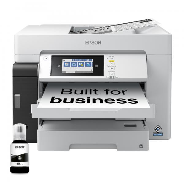 Epson EcoTank Pro ET-M16685 Ad inchiostro A3 4800 x 2400 DPI Wi-Fi (Epson EcoTank Pro ET-M16685 Mono A3 Multifuncion Printer. Up to 25ppmipm. Print/Copy/Scan. Duplex. 2 Trays. One set of replacement inks prints up to 7,500 pages)Epson8715946734811C11...