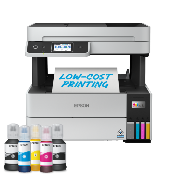Epson EcoTank Pro ET-5185 Ad inchiostro A4 4800 x 1200 DPI 37 ppm Wi-Fi (Epson EcoTank ET-5185 Colour Multifuncion Printer. Up to 13.8ipm. A4. Print/Copy/Scan. Print up to 13,300 pages in black and 5,200 pages in colour with the included inks.)Epson8...
