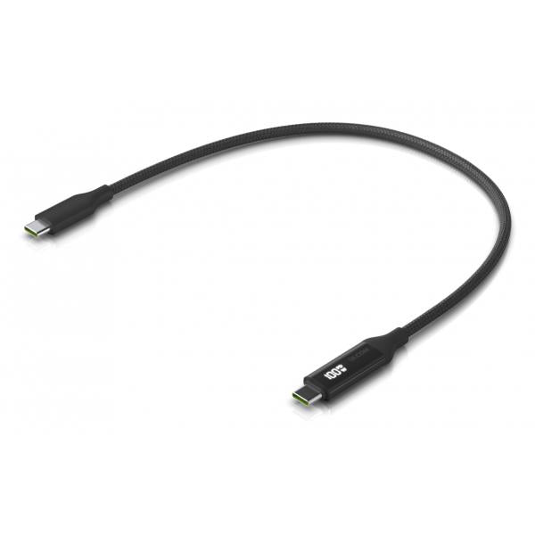Ubiquiti UACC-Cable-USB-100W-0.3M-BK cavo USB 0,3 m USB C 0,48 Gbit/s Nero, Grigio (Braided power and data cable - with a double-sided charge - display. 0.3M - Warranty: 24M)Ubiquiti0810084696217UACC-CABLE-USB-100W-0.3M-BK