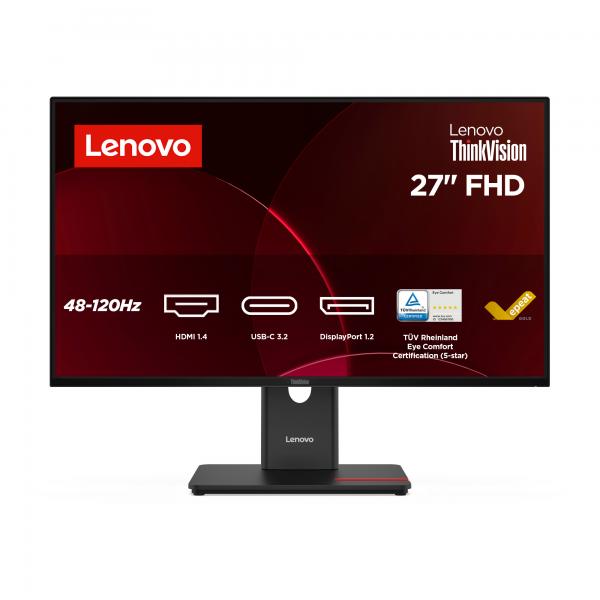 Lenovo ThinkVision T27-40 Monitor (ThinkVision T27-40/IPS FHD/DP/4ms/HDMI 27 Monitor. WARRANTY: 3YR CCR)Lenovo019815581565264A5MAT6EU