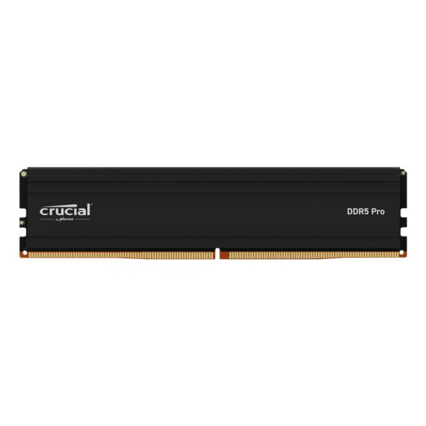 Crucial Pro CP2K64G56C46U5 memoria 128 GB 2 x 64 GB DDR5 288-pin DIMM (Crucial Pro - DDR5 - kit - 128 GB: 2 x 64 GB - DIMM 288-pin - 2800 MHz / PC5-44800 - CL46 - 1.1 V - unbuffered - on-die ECC - black)CrucialCP2K64G56C46U5