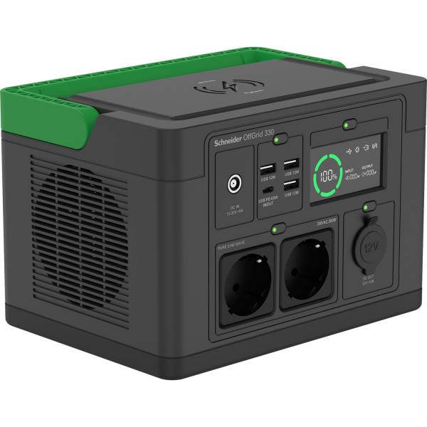 APC PPS330-GR stazione di alimentazione portatile Ioni di Litio 531 W 3,3 kg (SCHNEIDER OFFGRID PORTABLE PWR - STATION 330 332WH LI-ION 2SCHUKO)Apc0731304736875PPS330-GR