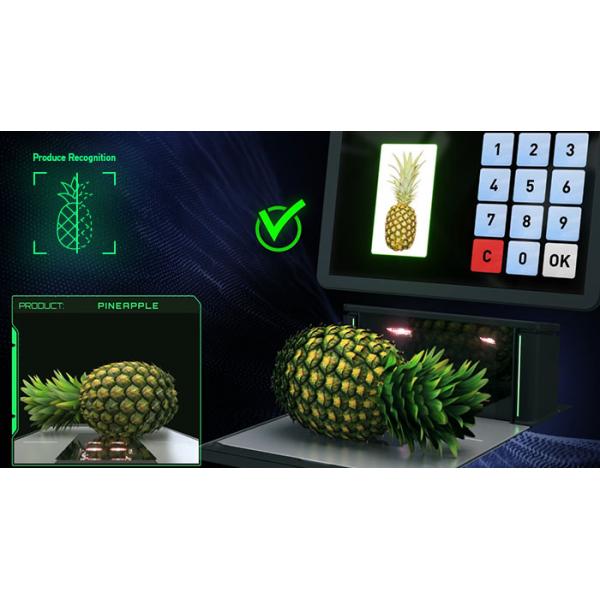 Datalogic Magellan 9600i Lettore di codici a barre integrato 1D/2D Ottico Nero, Acciaio inox (MAGELLAN 9600I SCANNER ONLY - ADAPTIVE SCALE READY USB POT CBL)Datalogic96118102000-000530