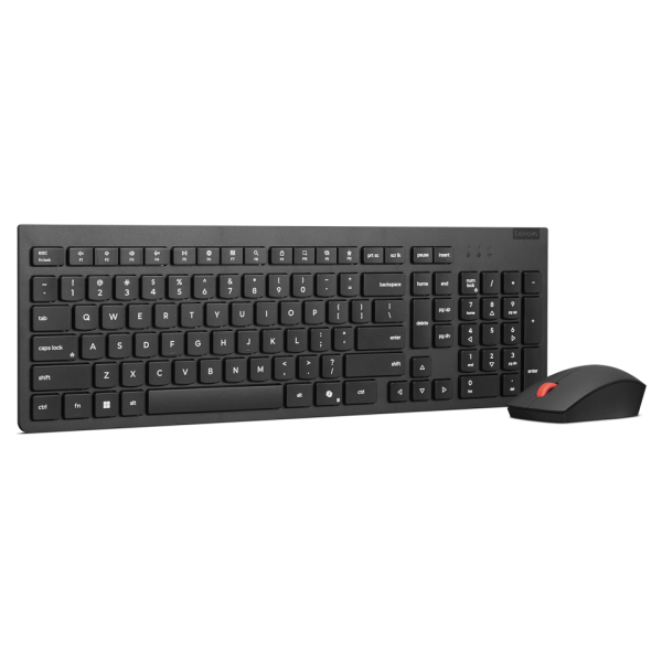 Lenovo 4X31R64467 tastiera Mouse incluso Universale RF Wireless Tedesco Nero (LENOVO ESS.WIRELESS KEYB/MOUSE - AI - GERMAN) - Versione TedescaLenovo4X31R64467