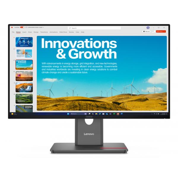 Lenovo ThinkVision P24QD-40 Monitor (ThinkVision P24QD-40 QHD/DP/USB-C/IPS 24''. WARRANTY: 3YR CCR)Lenovo64B1GAT1EU