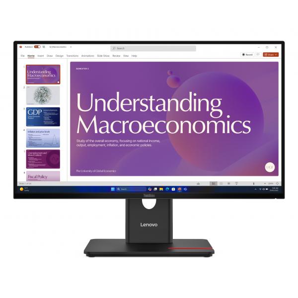 Lenovo ThinkVision T24D-40 Monitor (ThinkVision T24d-40 FHD/Speaker24''Monitor. WARRANTY: 3YR CCR)Lenovo64B9GAT1EU