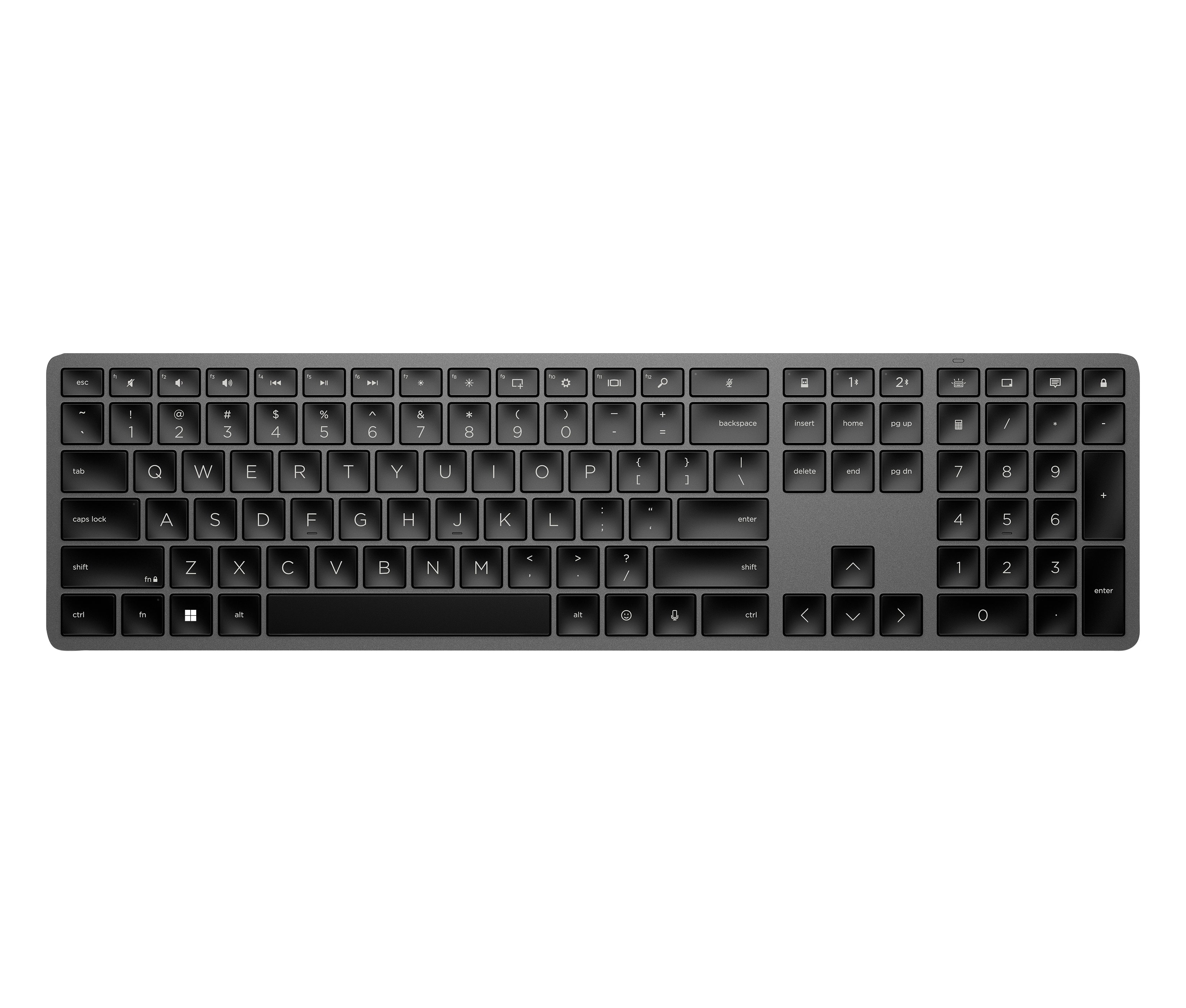 HP Tastiera wireless 975 Dual-Mode (HP Dual Mode 975 - tastatur - Pan Nord)Hp3Z726AA#UUW