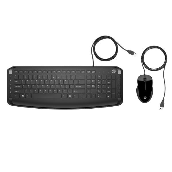 HP Pavilion Keyboard and Mouse 200 (Wired Keyboard Mouse 250 FR - Warranty: 6M)Hp9DF28AA#ABF