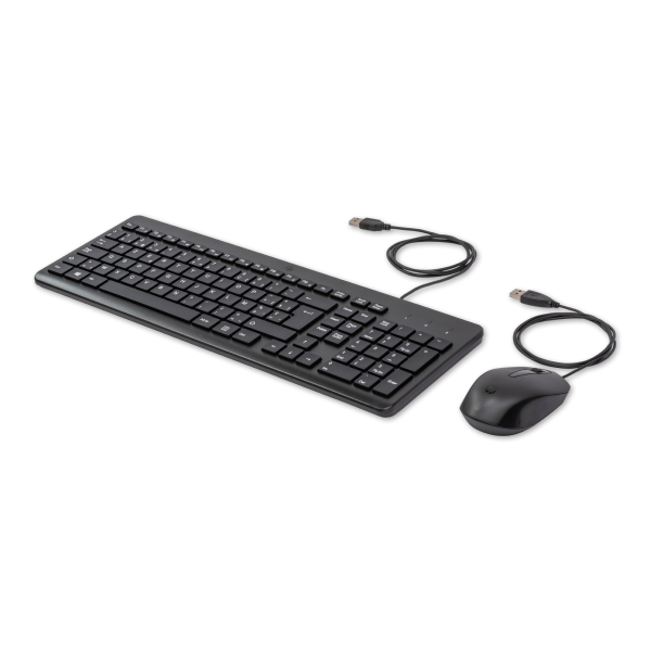 HP Tastiera e mouse 150 Wired (150 Wired Mouse and Keyboar - Warranty: 3M)Hp240J7AA#AC0