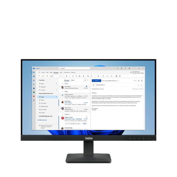 Lenovo ThinkVision S24-4e Monitor (ThinkVision S24-4e FHD/ 24''Monior. WARRANTY: 3YR CCR)Lenovo019815662870164B5KAT1EU