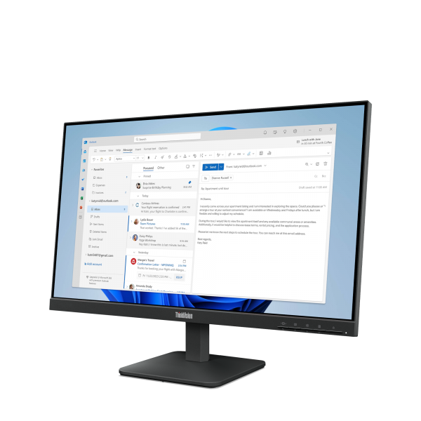 Lenovo ThinkVision S24-4e Monitor (ThinkVision S24-4e FHD/ 24''Monior. WARRANTY: 3YR CCR)Lenovo019815662870164B5KAT1EU