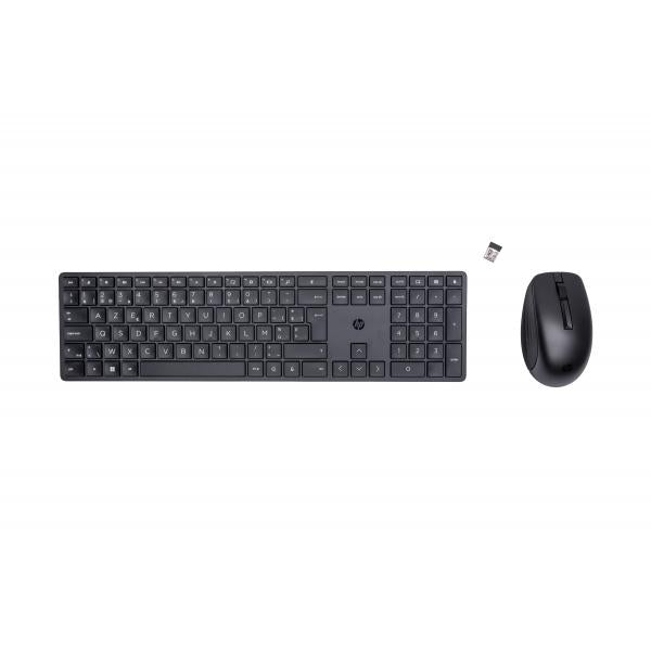 HP Combo tastiera e mouse wireless 650 (650 Wireless Keyboard And M - Warranty: 3M)Hp4R013AA#AC0