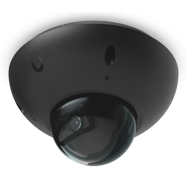 Ubiquiti Camera G6 Dome Black 4K 30fps UVC-G6-DOME-B 1/1.8 8MP image sensor, Multi-TOPS AI Engine, andUbiquitiUVC-G6-DOME-B
