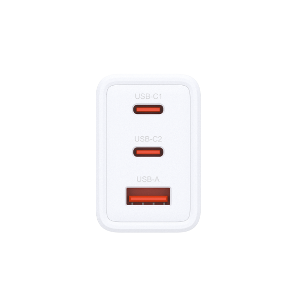 D-Link DCP-651 Caricabatterie per dispositivi mobili Universale Bianco AC Ricarica rapida Interno (65W GAN CHARGER 2 USB-C PORTS 1 - USB-A PORT SIMULTANEOUS CHARGING)D-linkDCP-651