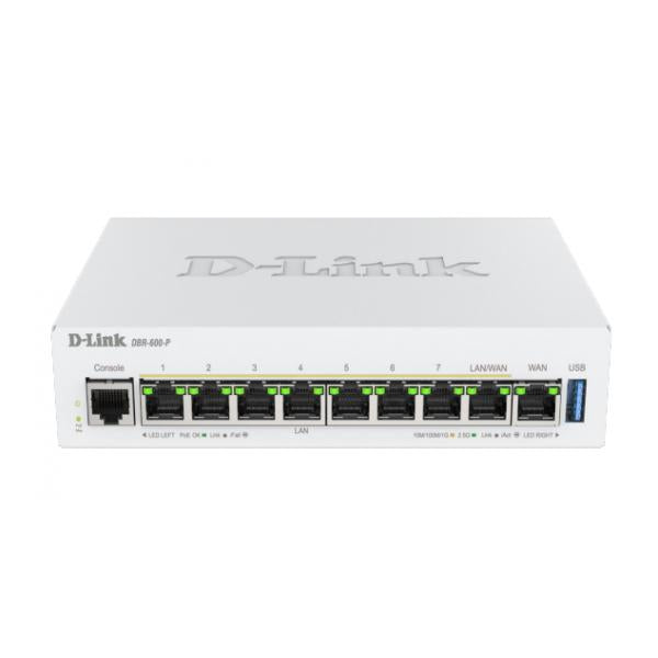 D-Link DBR-600-P/B router cablato 2.5 Gigabit Ethernet Bianco (BUSINESS POE ROUTER - )D-link0790069480744DBR-600-P/B