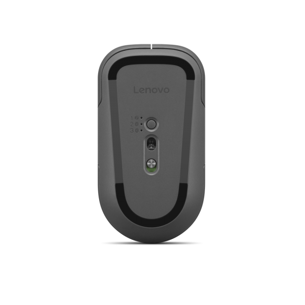 Lenovo Pro Plus 6050 mouse Ufficio Ambidestro RF senza fili + Bluetooth Ottico 2400 DPI (Lenovo Pro Plus 6050 - Mouse - multi-modalit - ottica - 6 pulsanti - senza fili - Bluetooth 5.3, 2.4 GHz - ricevitore wireless USB - grigio lunare - confezione b...