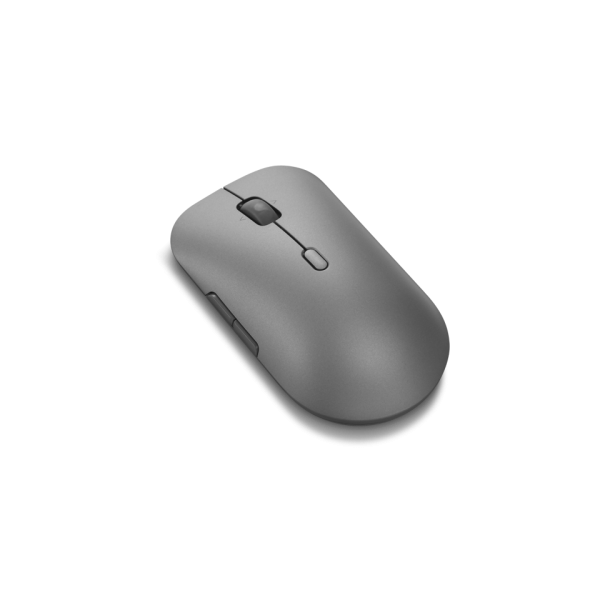 Lenovo Pro Plus 6050 mouse Ufficio Ambidestro RF senza fili + Bluetooth Ottico 2400 DPI (Lenovo Pro Plus 6050 - Mouse - multi-modalit - ottica - 6 pulsanti - senza fili - Bluetooth 5.3, 2.4 GHz - ricevitore wireless USB - grigio lunare - confezione b...